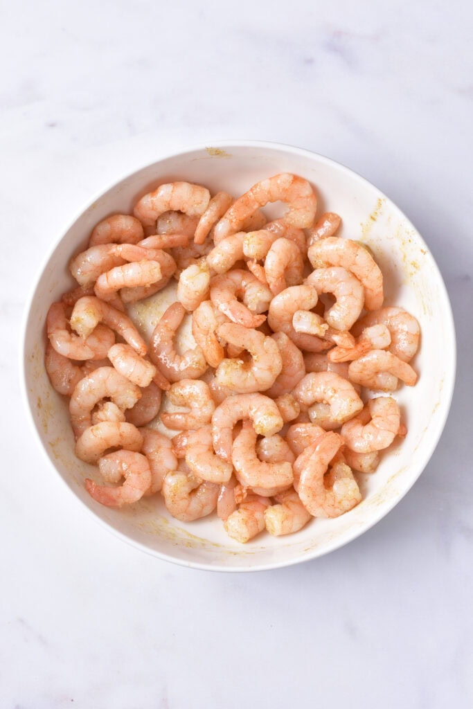 Shrimp Pasta Salad Process Photo