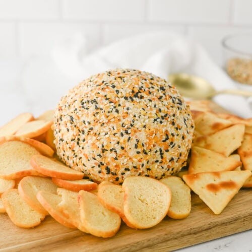 everything bagel cheeseball recipe photo