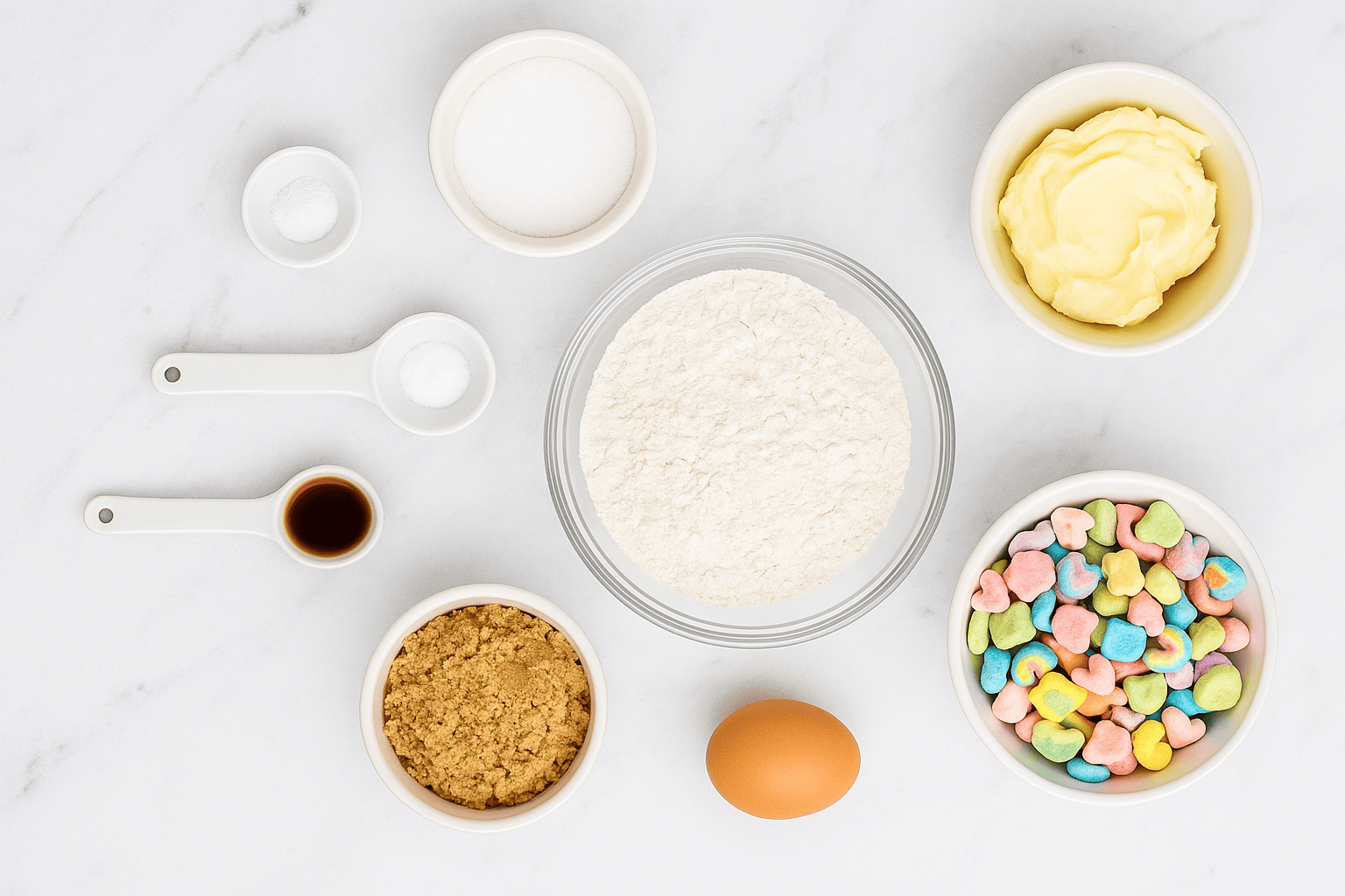 lucky charms cookies process ingredients