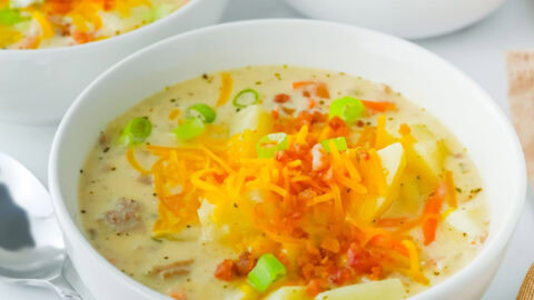 Cheeseburger Soup featured image