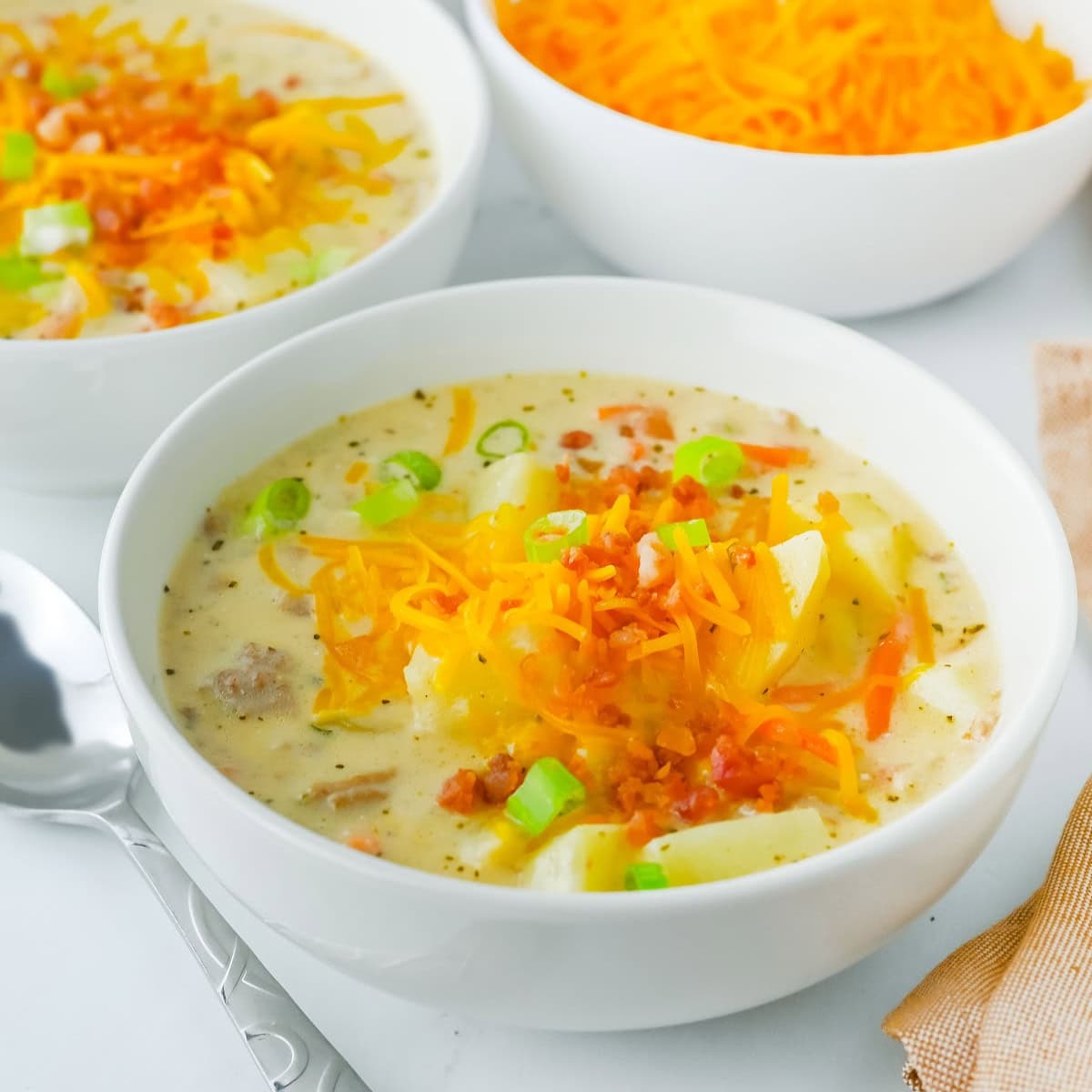 Cheeseburger Soup featured image