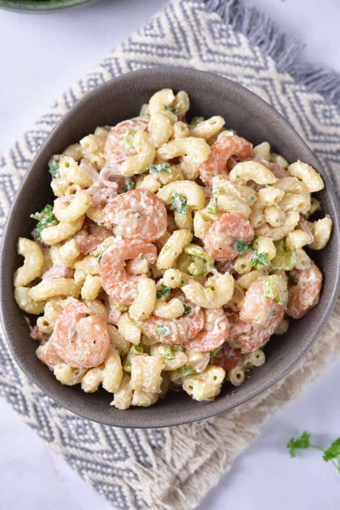 Photo of the Finished Shrimp Pasta Salad