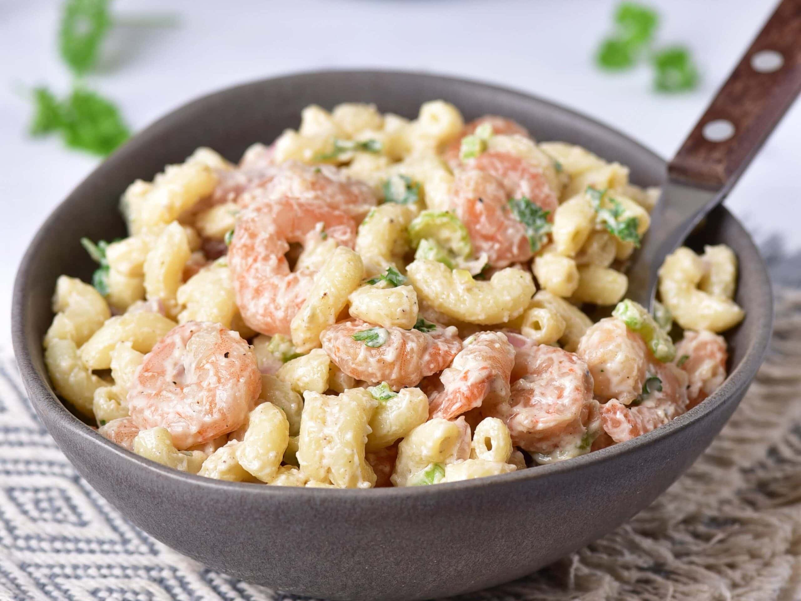 Photo of the Finished Shrimp Pasta Salad