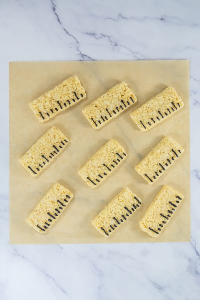 Ruler Rice Krispies Process Photo