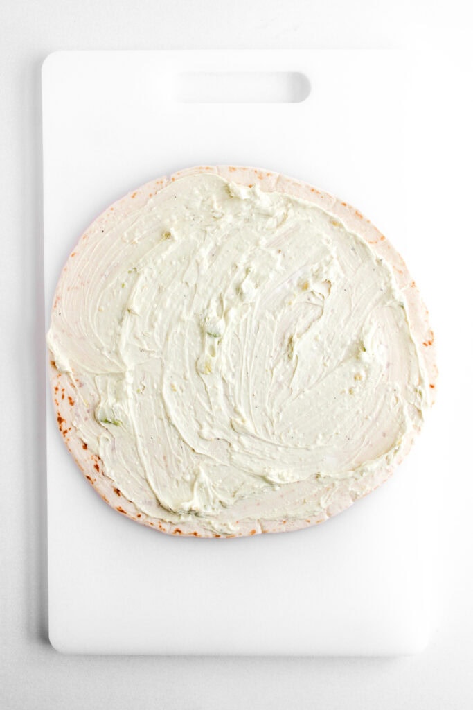 BLT Pinwheels Process Photo