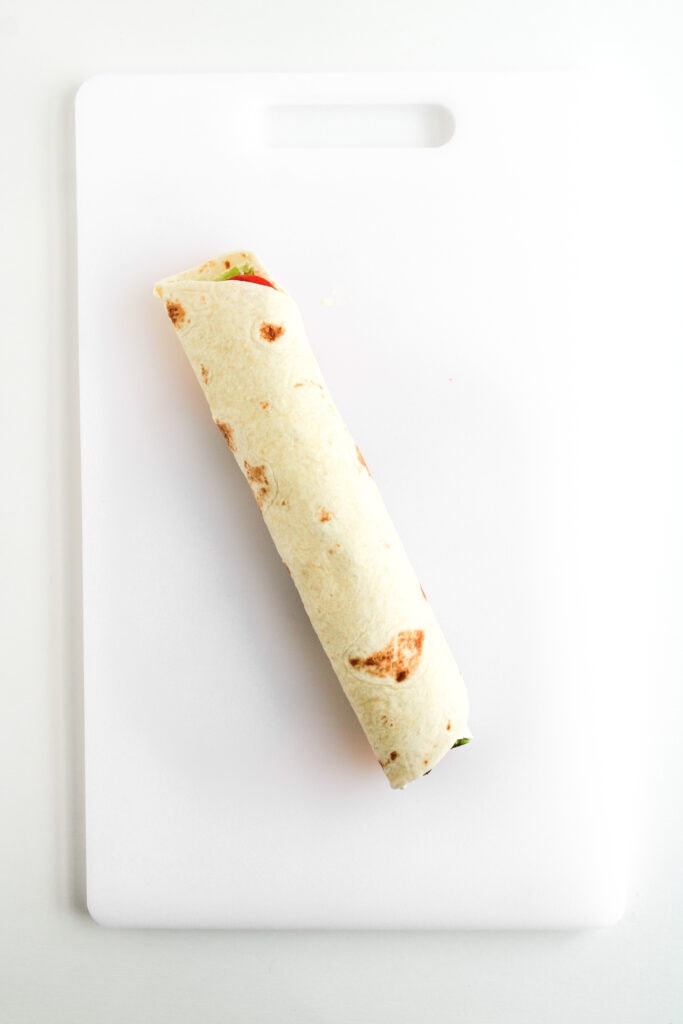 BLT Pinwheels Process Photo