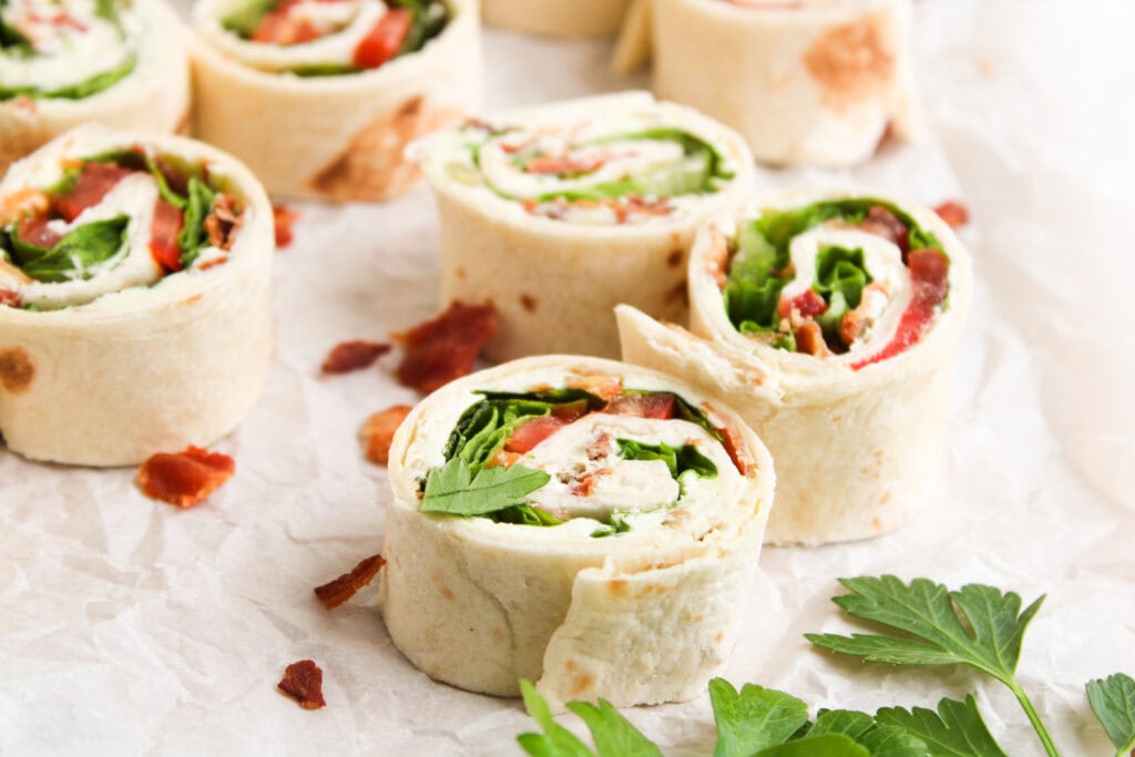 BLT Pinwheels Recipe Photo
