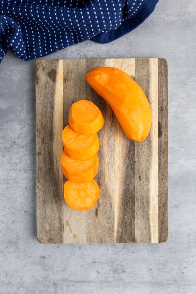 sweet potato bites process photo