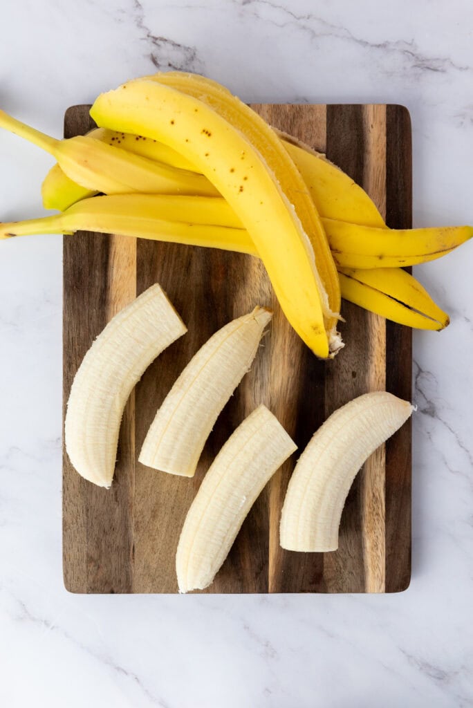 Chocolate Banana Pops Process Photo