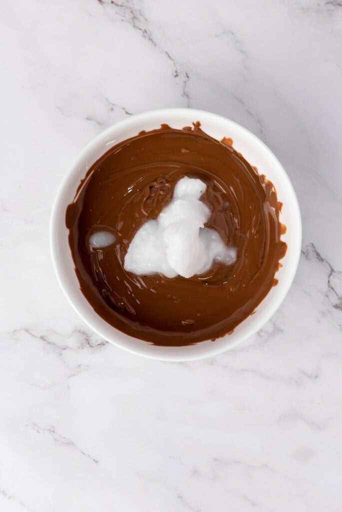 Chocolate Banana Pops Process Photo