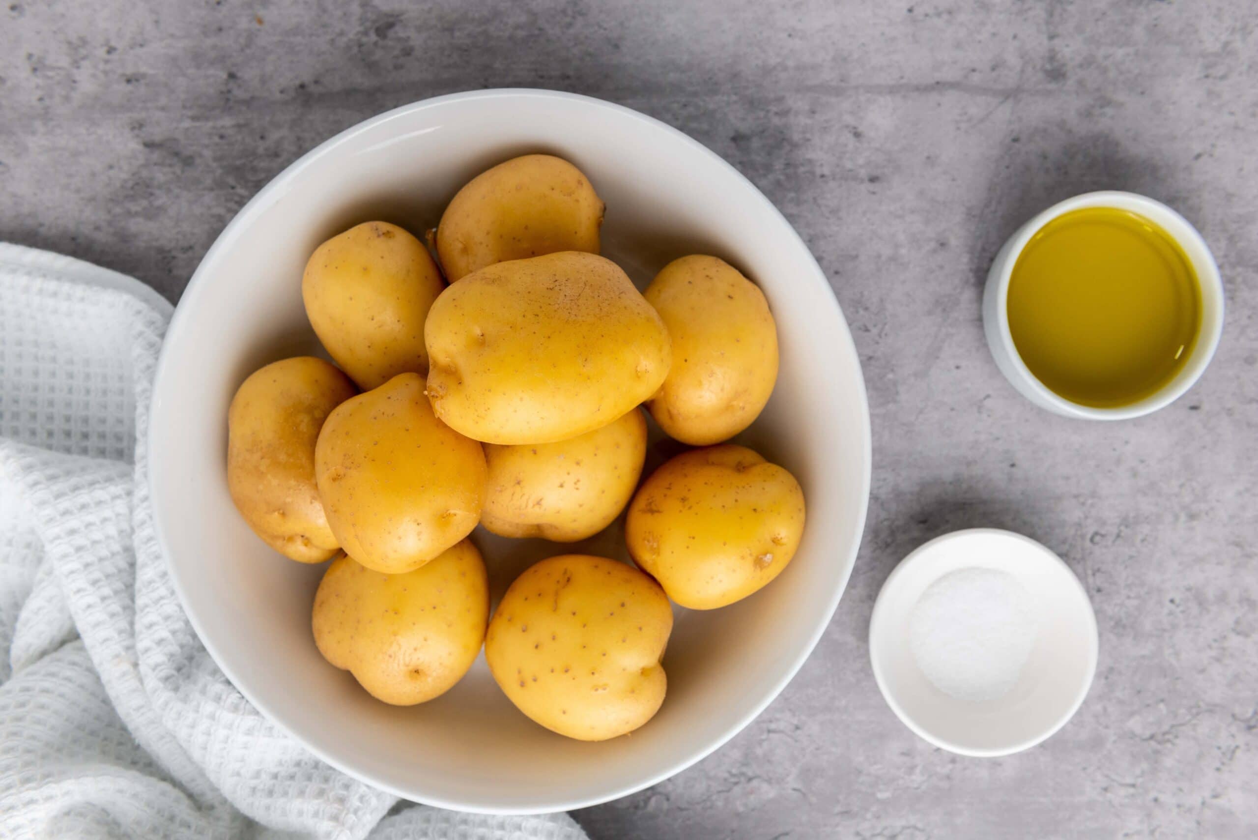 Accordion Potatoes Ingredients Photo