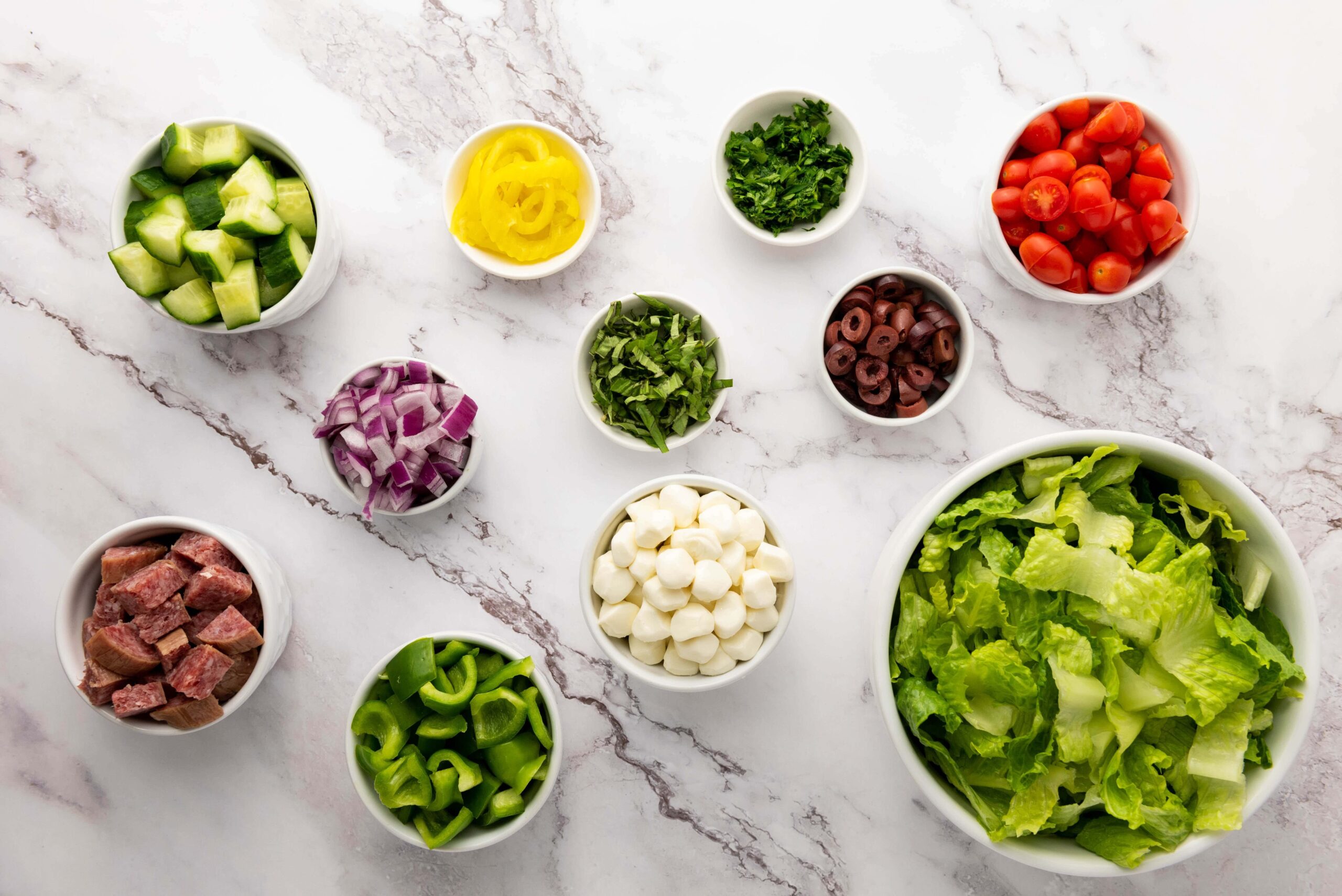 Italian Chopped Salad Ingredients