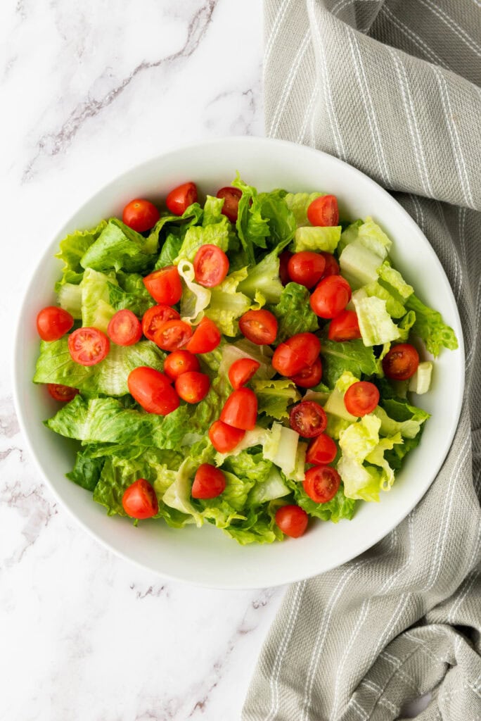 Italian Chopped Salad Process Photo