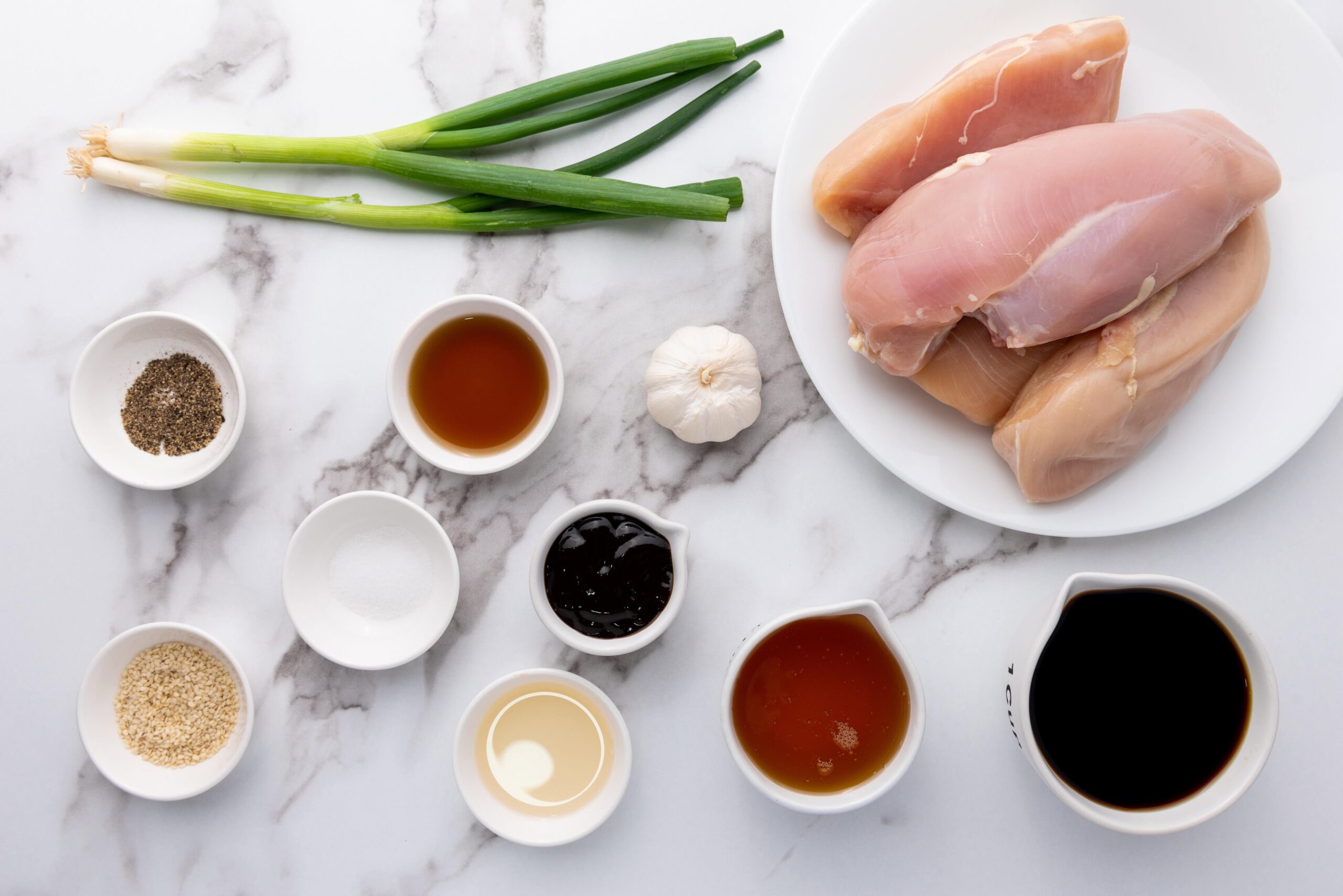 Soy Honey Garlic Chicken Ingredients Photo