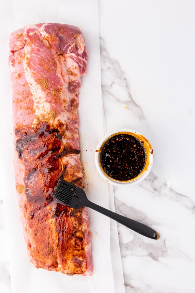 Honey Garlic Soy Spareribs Process Photo