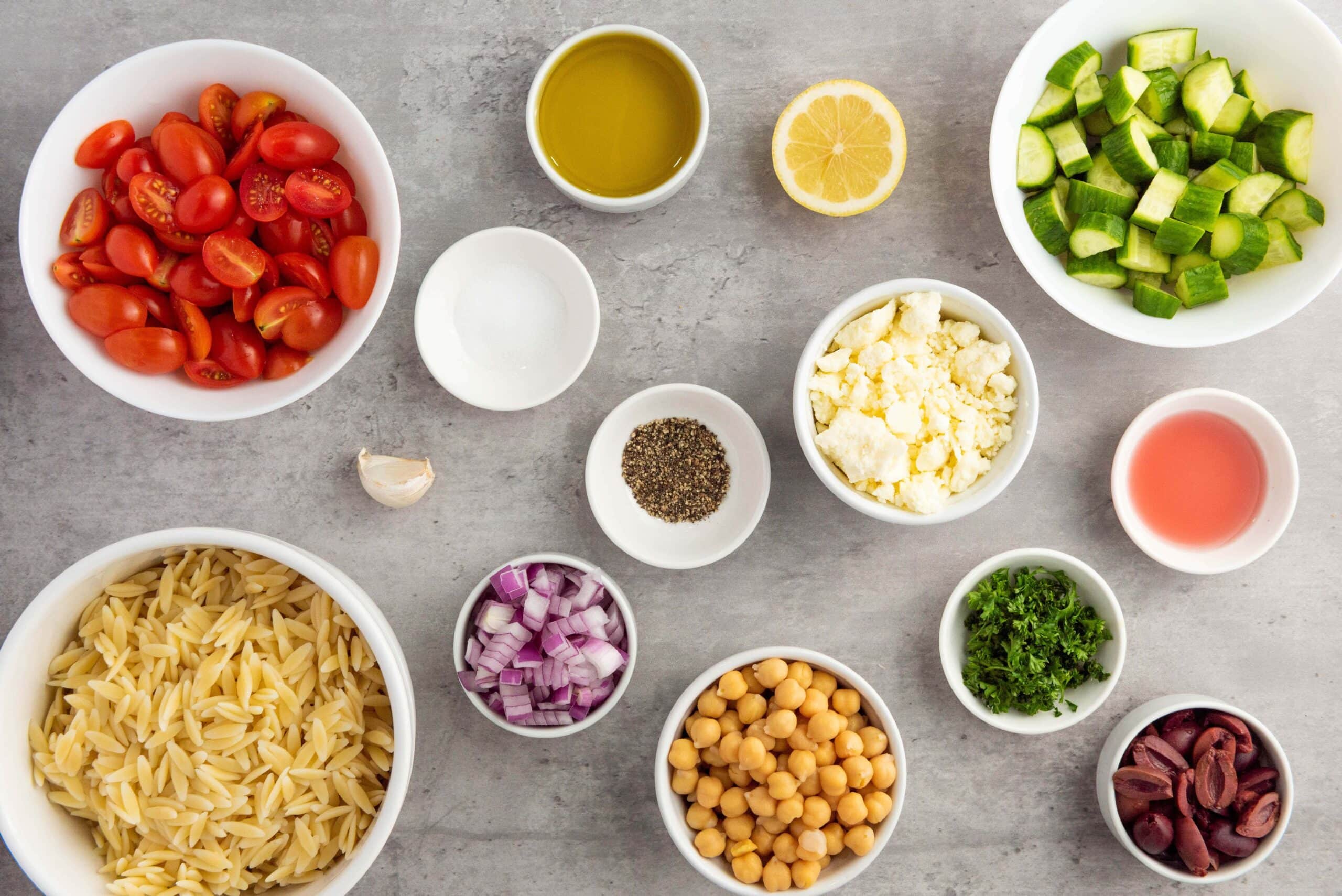 Orzo Salad Ingredient Photo