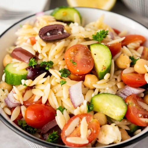 Photo of the Finished Orzo Salad