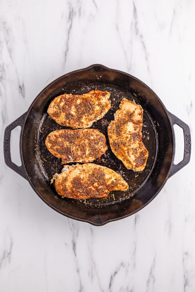 Marry Me Chicken Process Photo