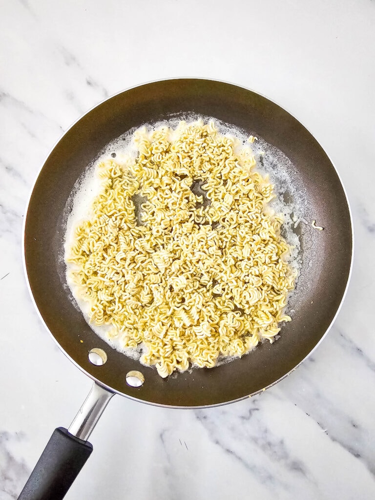 Ramen Noodle Broccoli Slaw Salad Process Photo