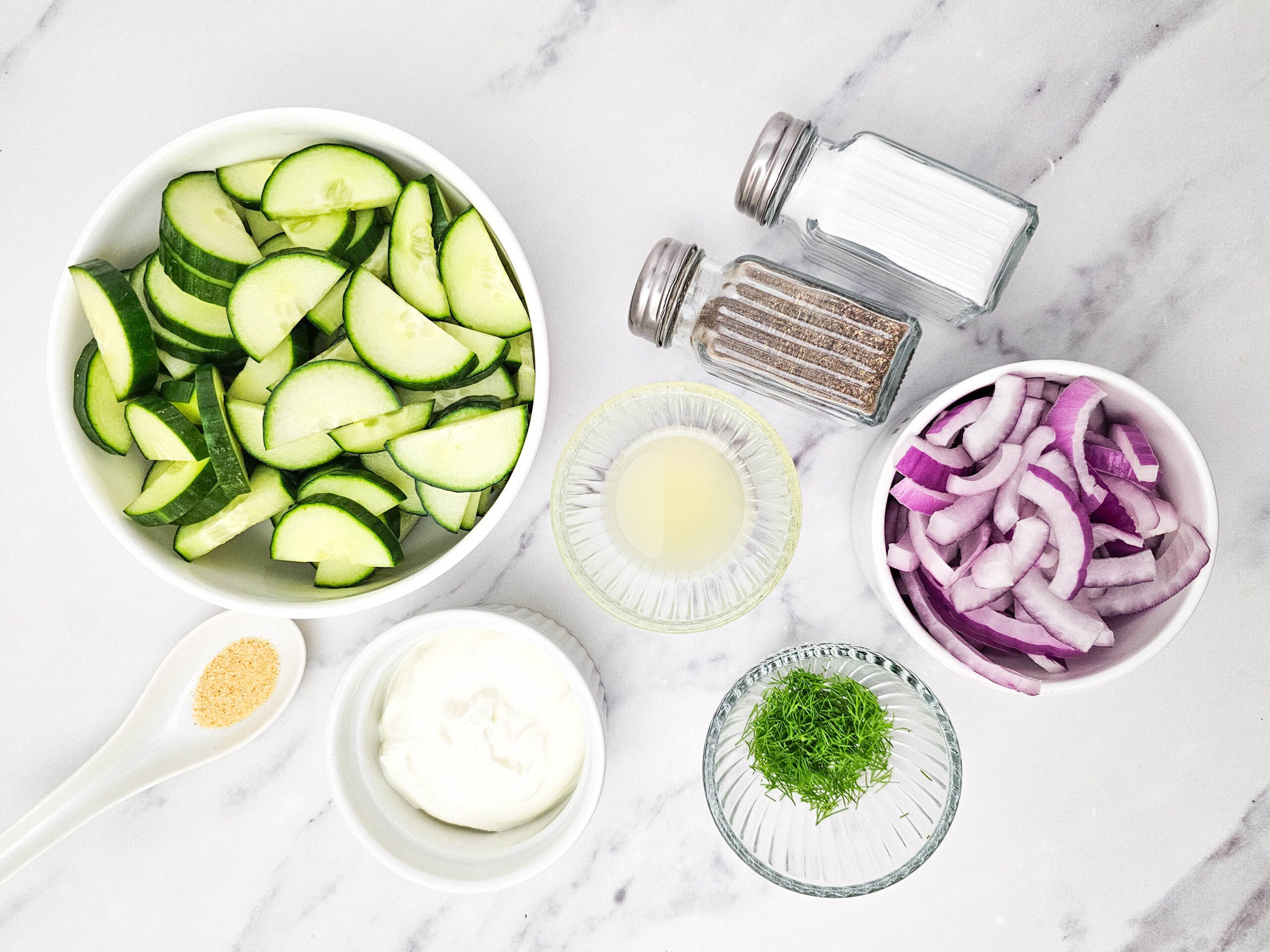 Cucumber Salad Ingredients
