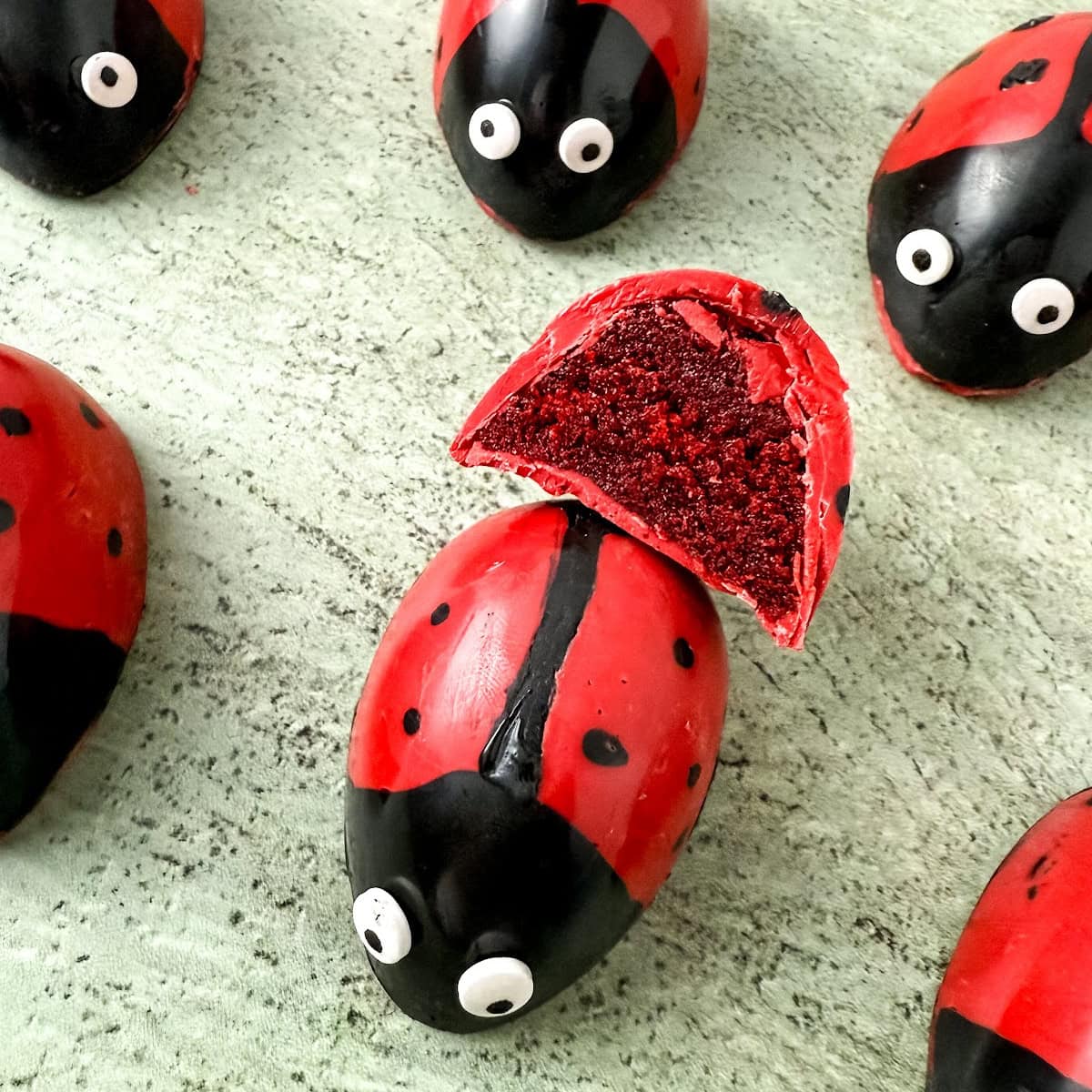 Red Velvet Ladybug Truffles Featured Image