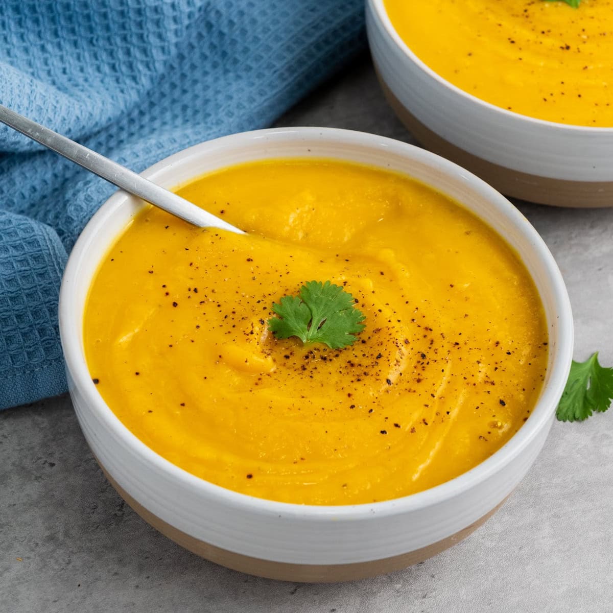 Slow Cooker Vegan Butternut Squash Soup Featured Image