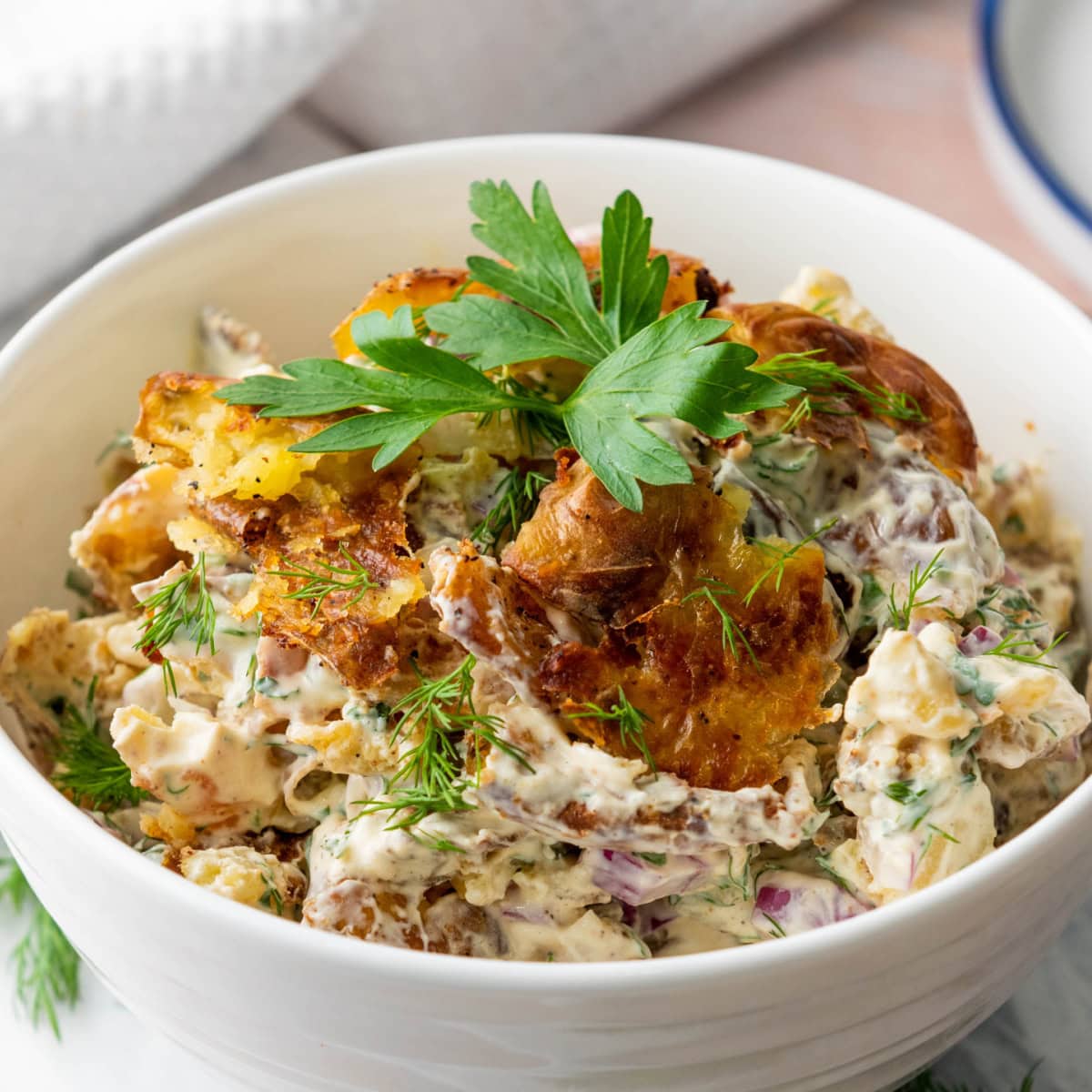 Smashed Potato Salad featured image