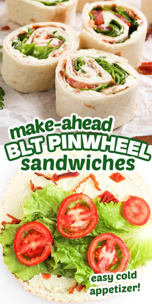 blt pinwheel sandwiches