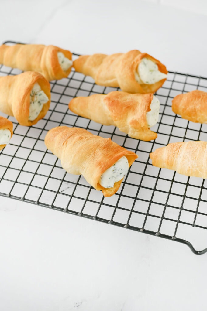carrot crescent rolls process photo