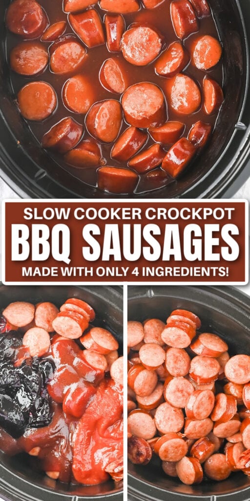 crockpot bbq sausages - crockpot dinner