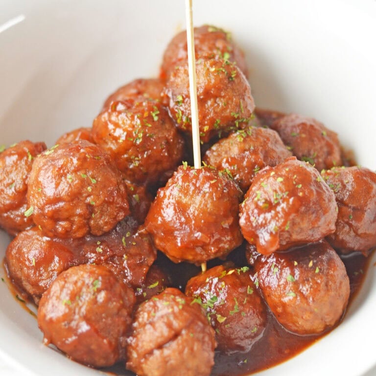 crockpot cranberry meatball featured image