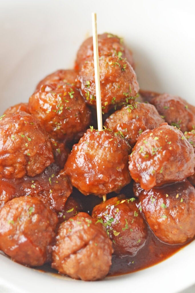 crockpot dinner ideas - Crockpot Cranberry Meatballs