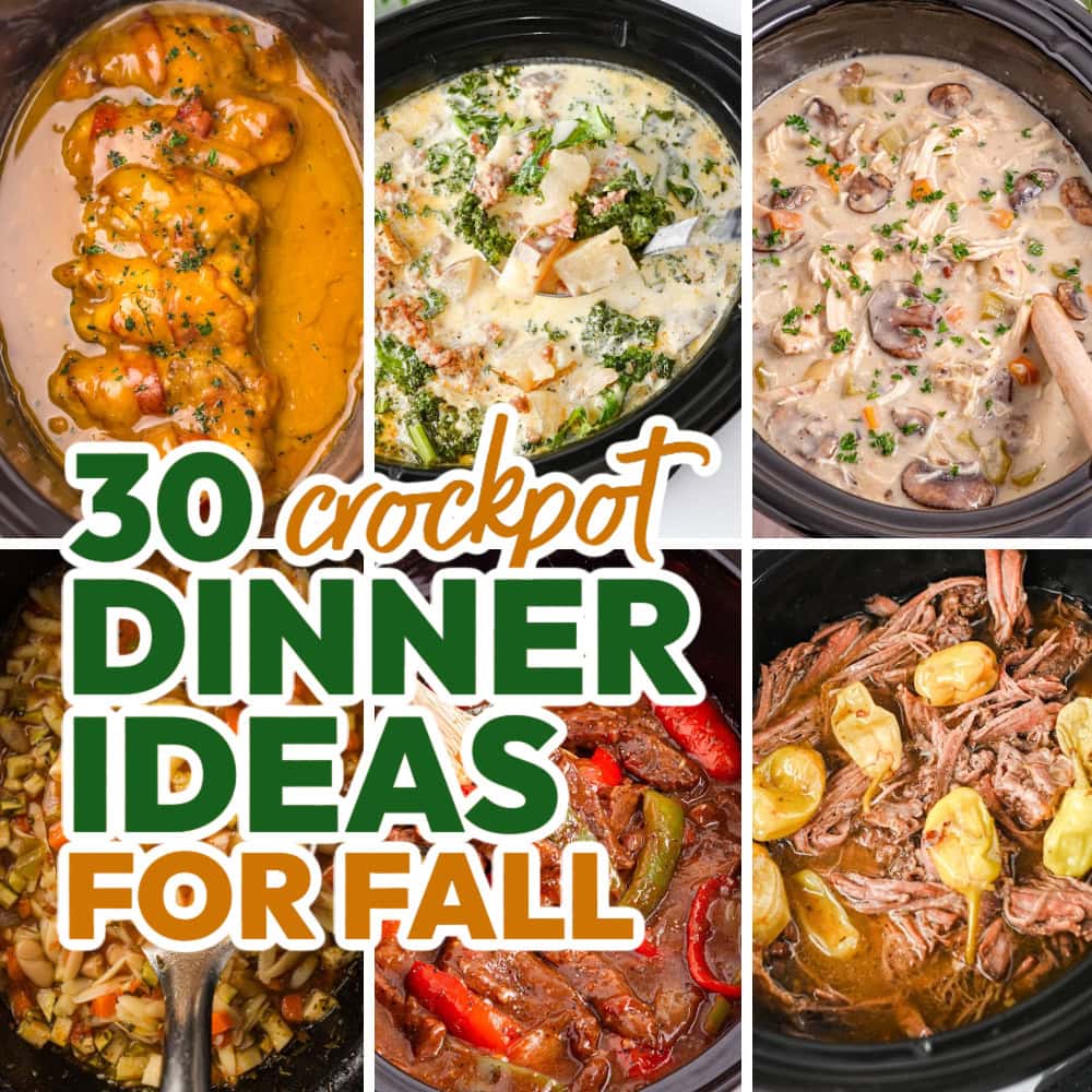 30 Crockpot Dinner Ideas for Fall