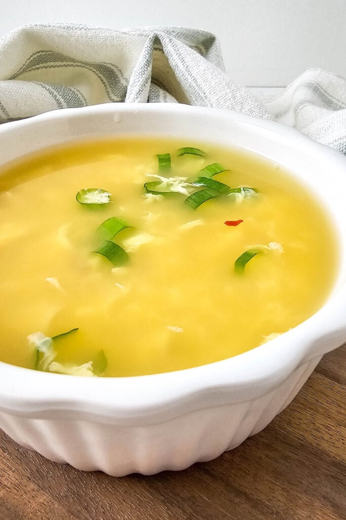 easy dinner ideas - Homemade Egg Drop Soup