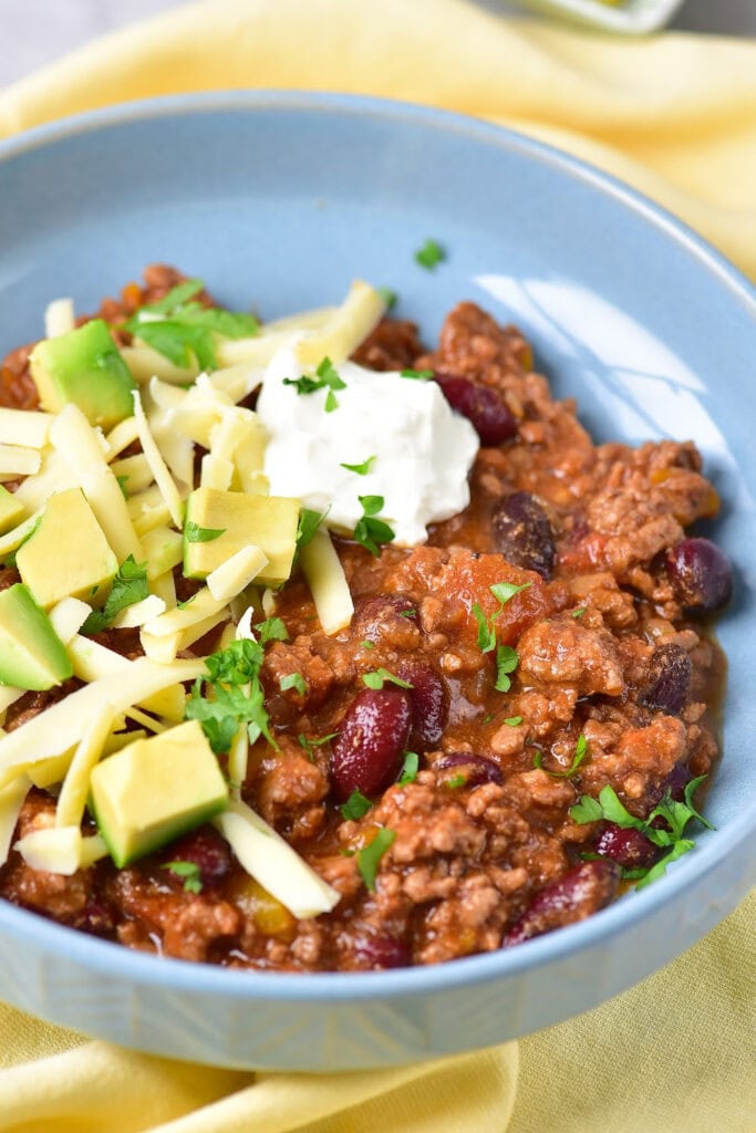 easy dinner ideas - One-Pot Chili Con Carne