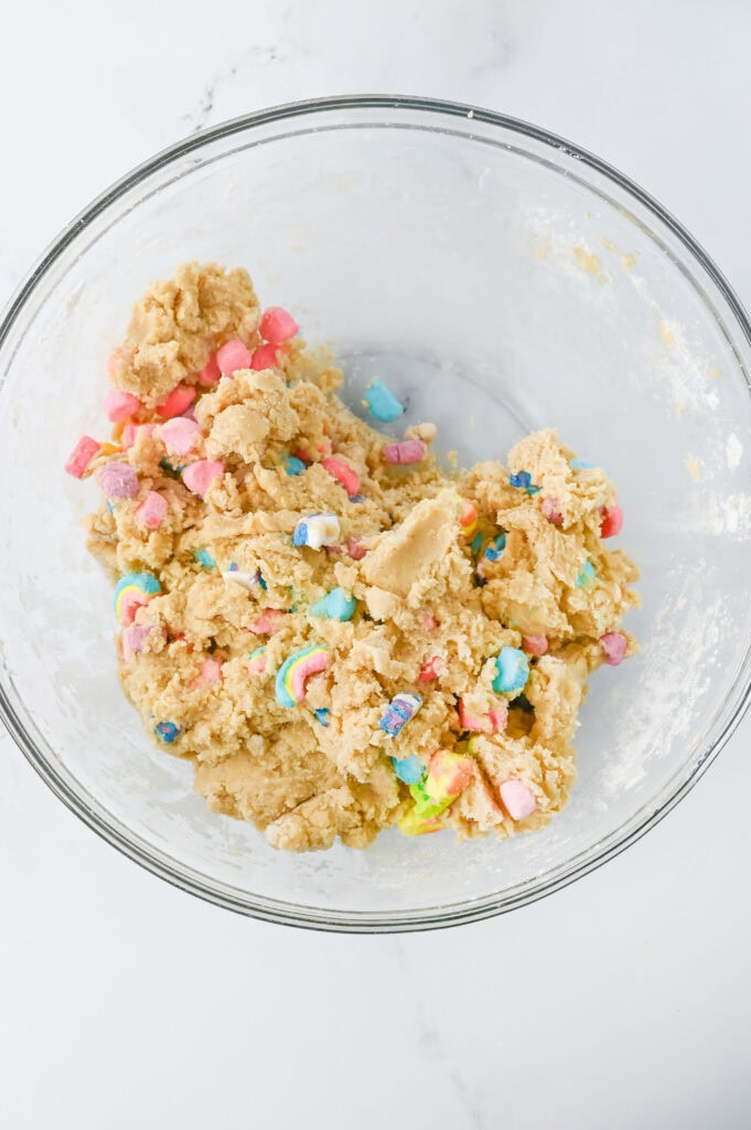 lucky charms cookies process photo