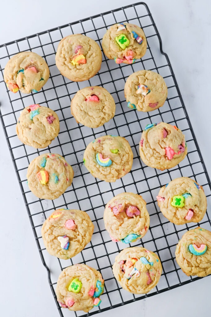 lucky charms cookies process photo