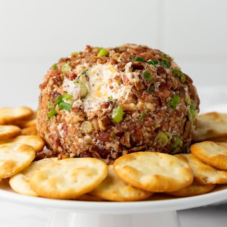 pecan bacon cheeseball featured image