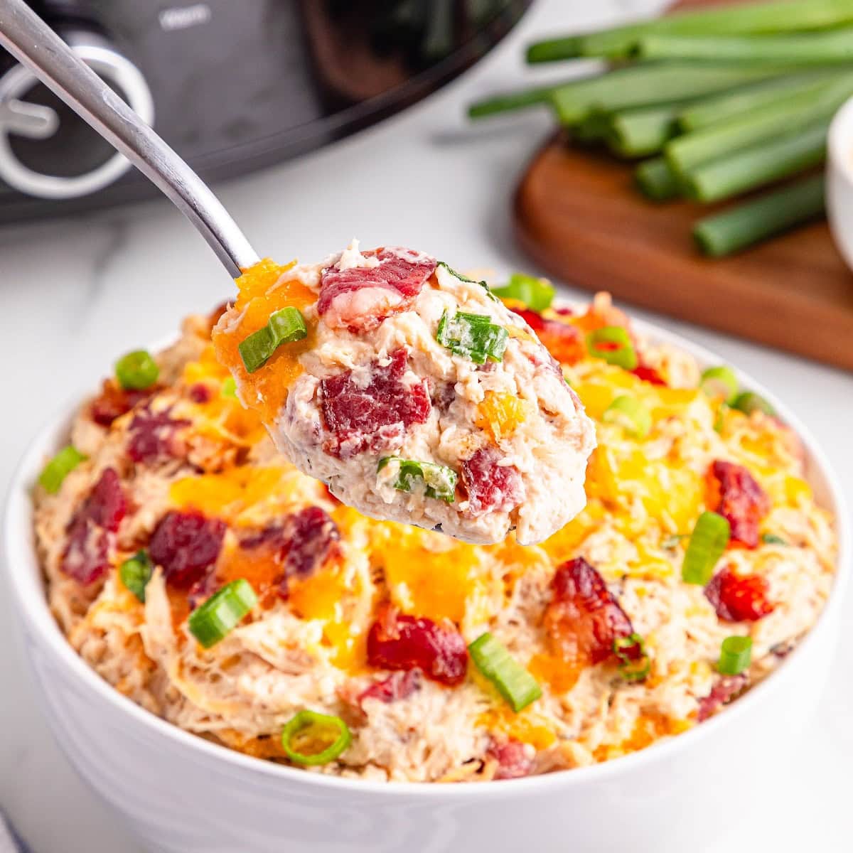 slow cooker crack chicken featured image