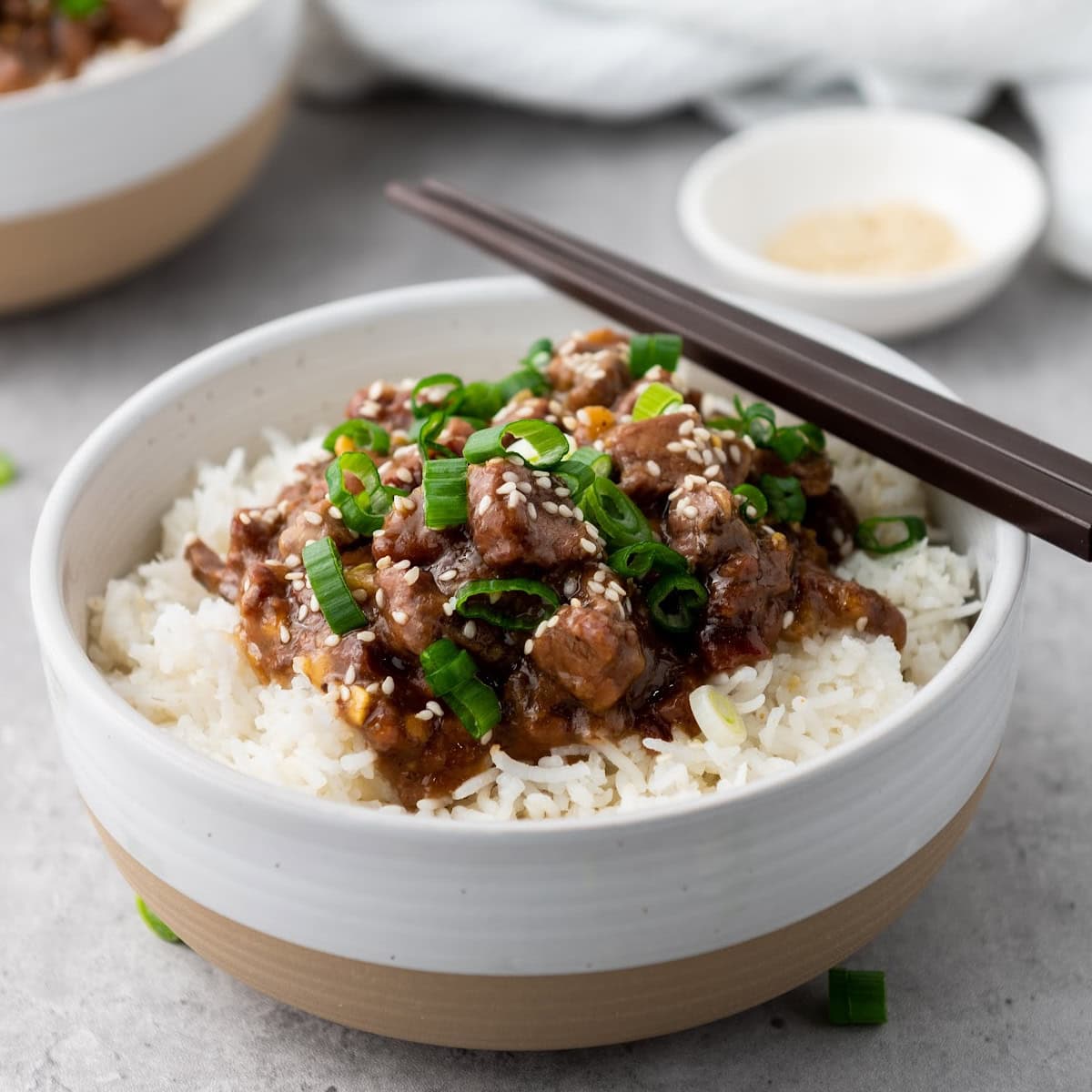 slow cooker mongolian beef featured image