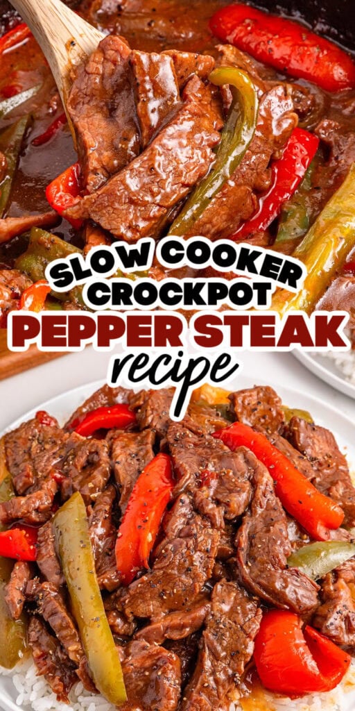 slow cooker pepper steak - crockpot recipes slow cooker
