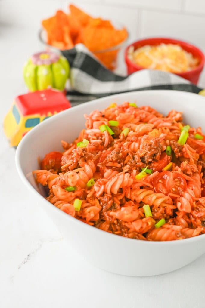 taco pasta salad recipe photo