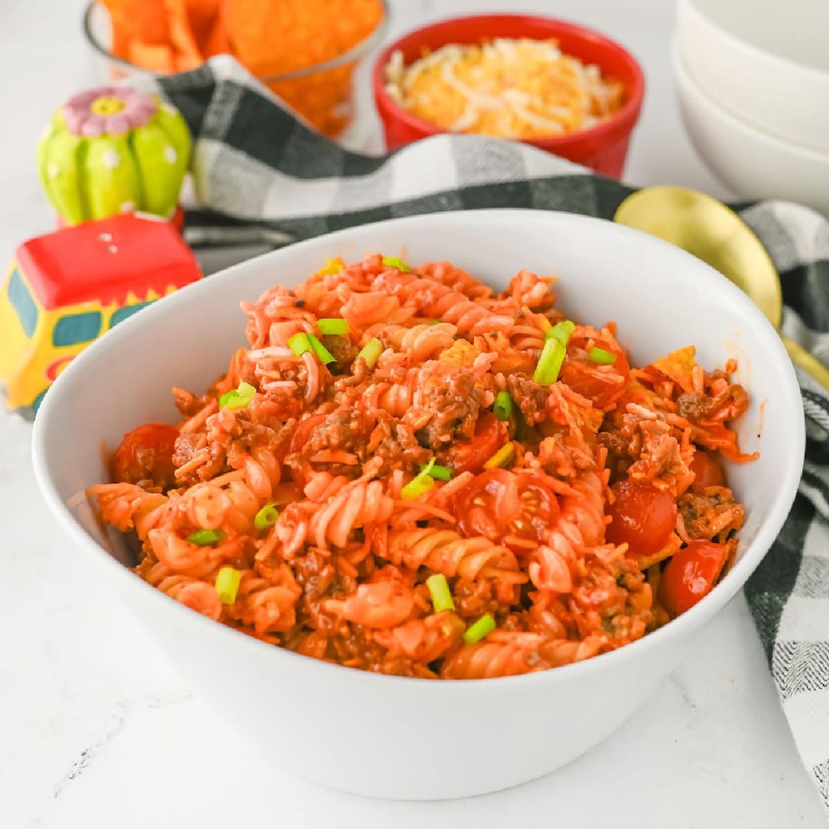taco pasta salad featured image