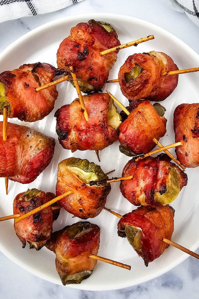 work party snacks - Bacon Wrapped Dilly Bites
