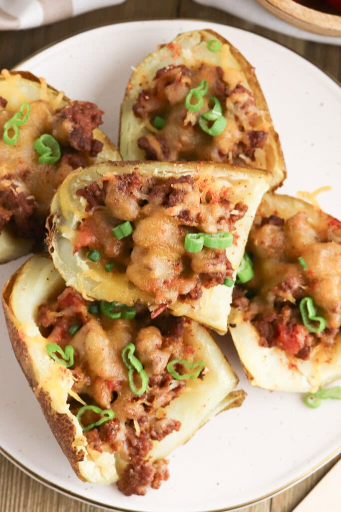 work party snacks - Potato Skin Tacos