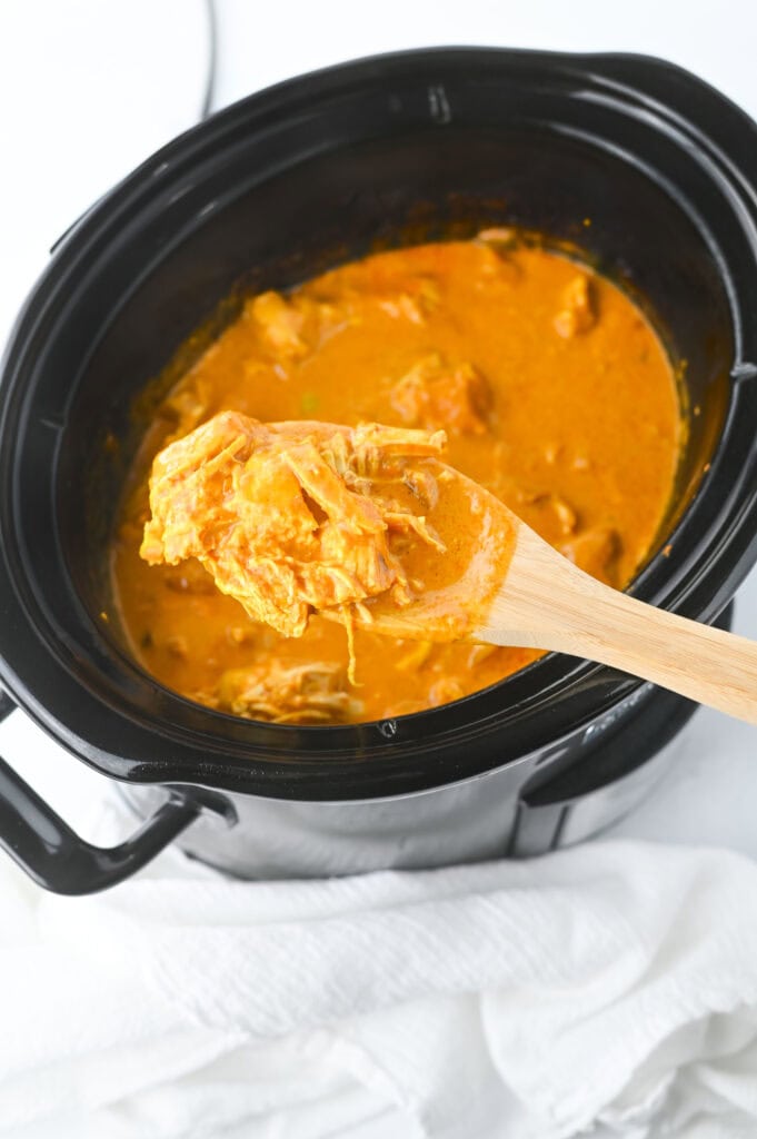 crockpot butter chicken process photo