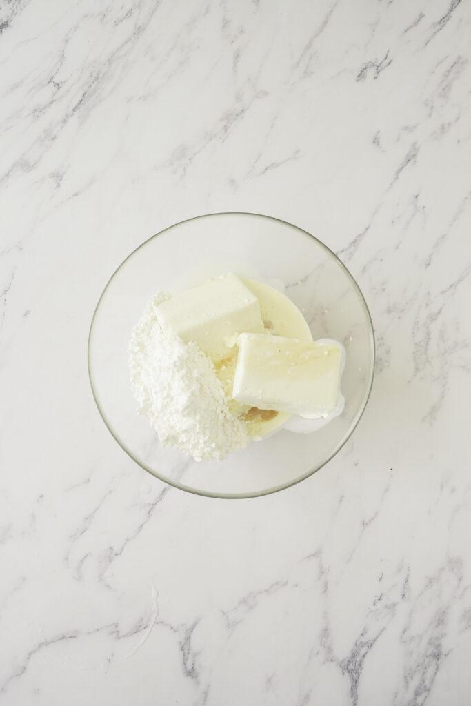 Apricot Cheesecake Tart Process Photo