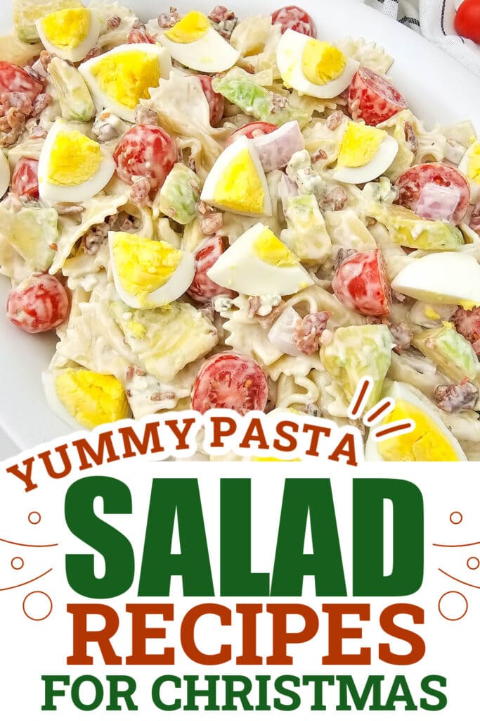 Christmas Pasta Salad - Cobb Pasta Salad