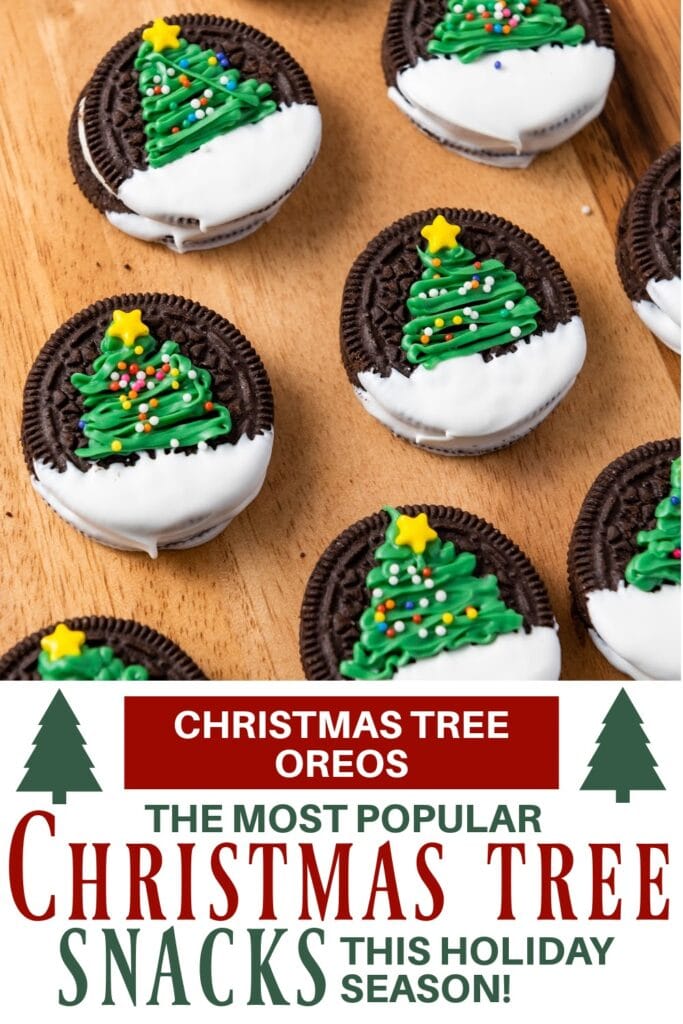 Christmas Tree Snacks - Christmas Tree Oreos