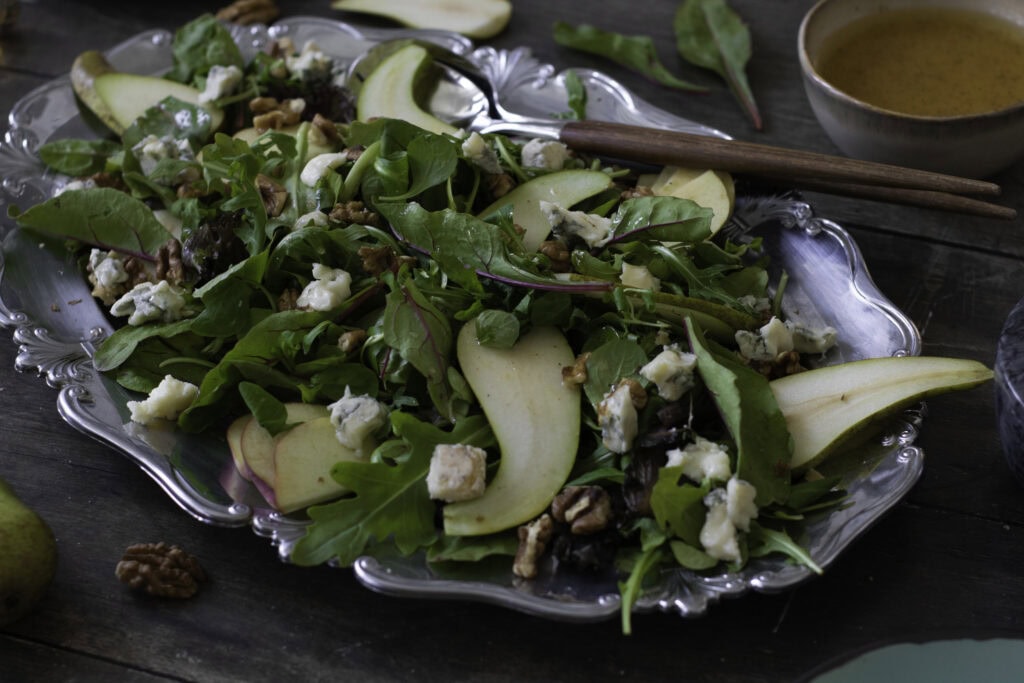 photo of the finished fresh harvest salad
